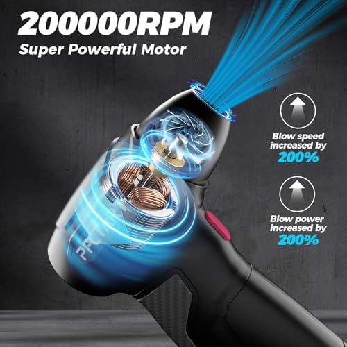 200000RPM Cordless Electric Air Duster T71824