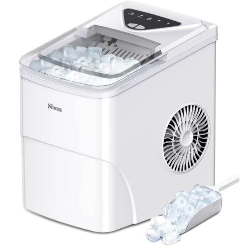 Countertop Ice Maker with Ice Scoop and Basket O856461