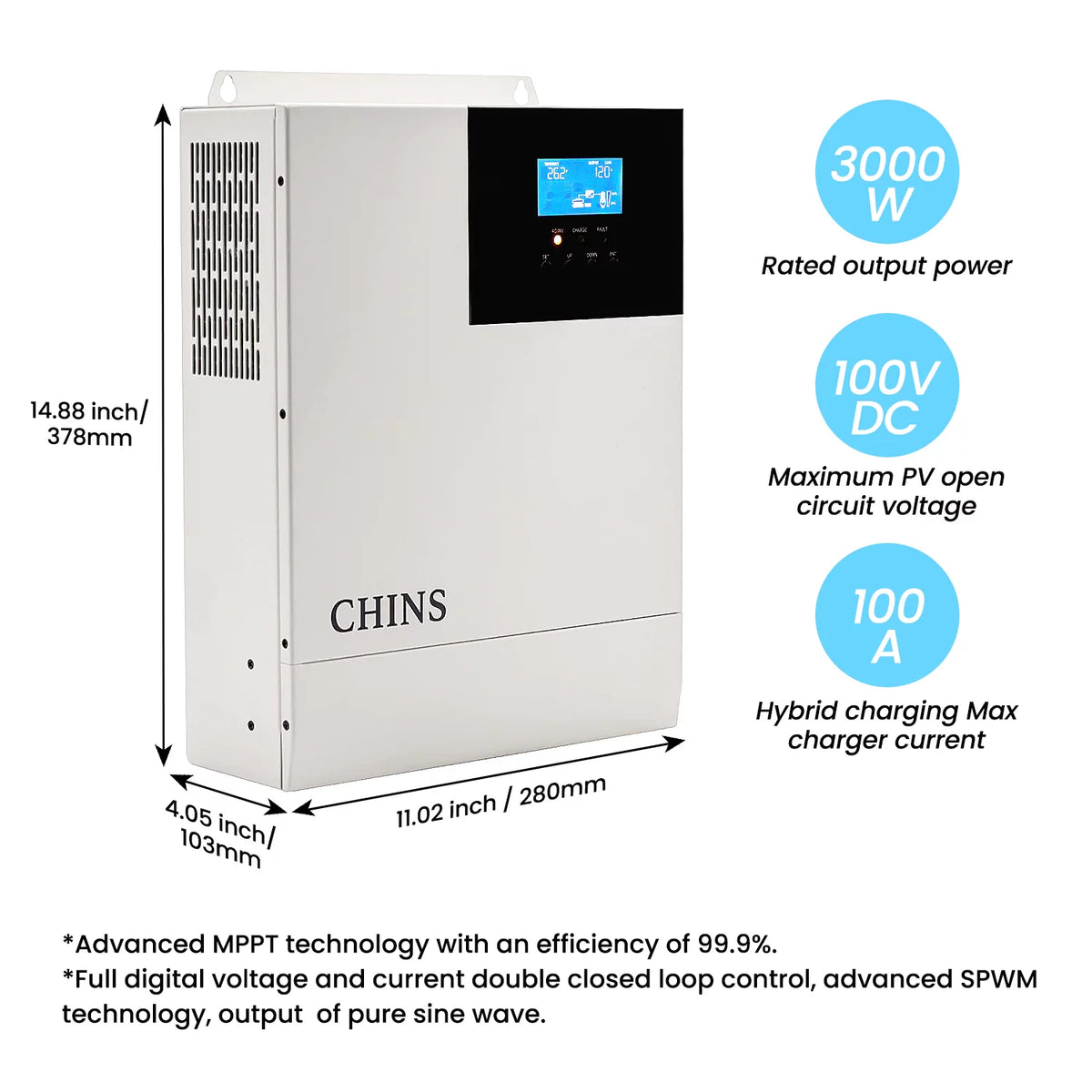 24V 3000Watt Solar Charger Inverter M568