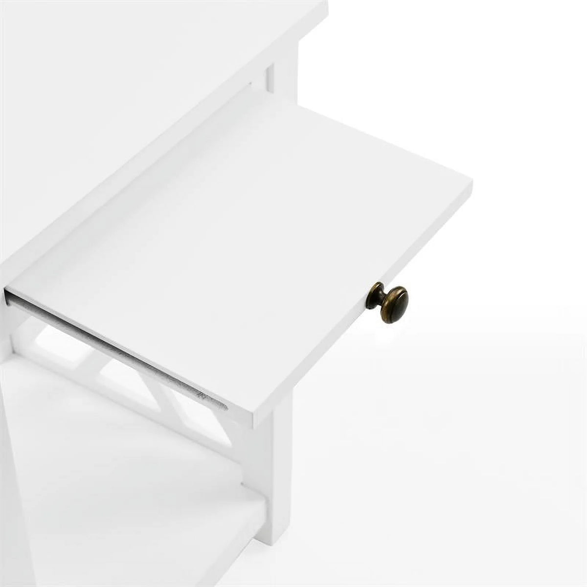White Wood Coffee Table and Two End Tables F143349