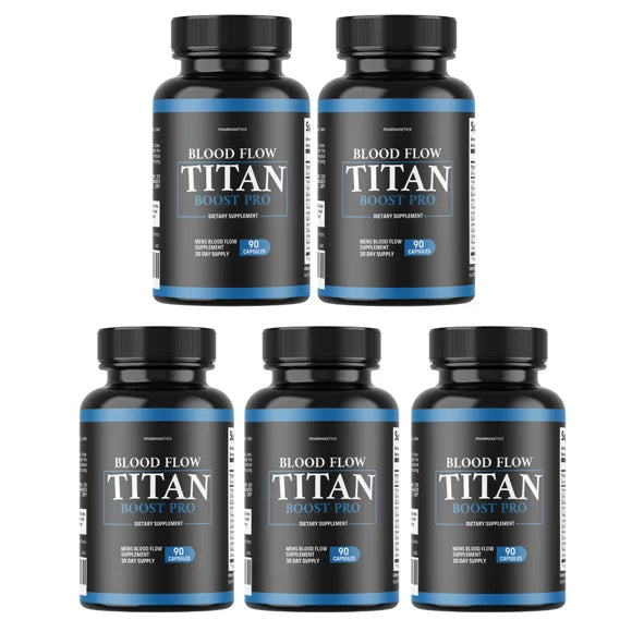 Blood Flow Supplement - 5 Bottles F70257