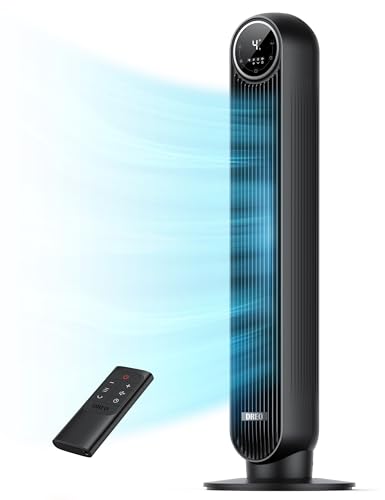 Black 4 Speed Tower Fan B254