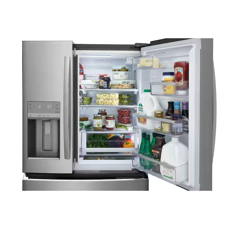 21.5 cu. ft. 4-Door French Door Counter-Depth Refrigerator in Stainless Steel G661
