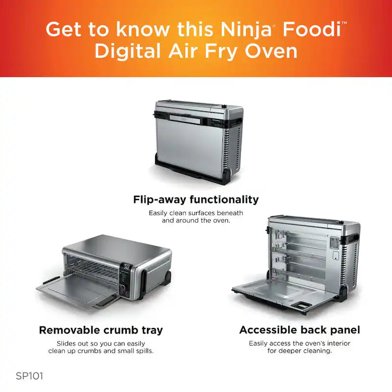 Stainless Steel Digital Air Fry Oven J33615