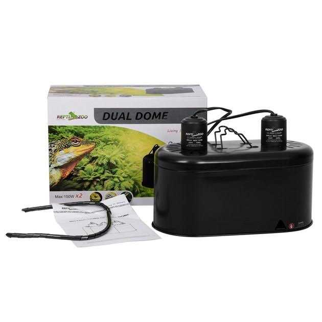 Dual Dome Reptile Heat Lighting Kit D417377