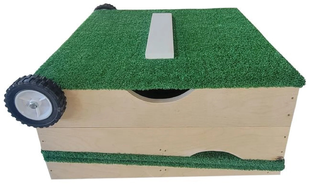 8 Inch Portable Youth Baseball Pitching Mound with Wheel Kit J843927