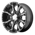 16x8 6x139.70 Gloss Black Milled Wheels Q143292
