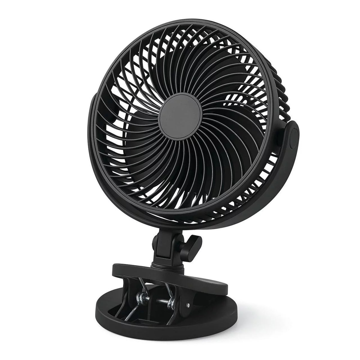 6-inch Clip-on Desktop Fan with 2 Speeds, Black D1358