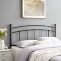 Queen Metal Headboard in Black H286
