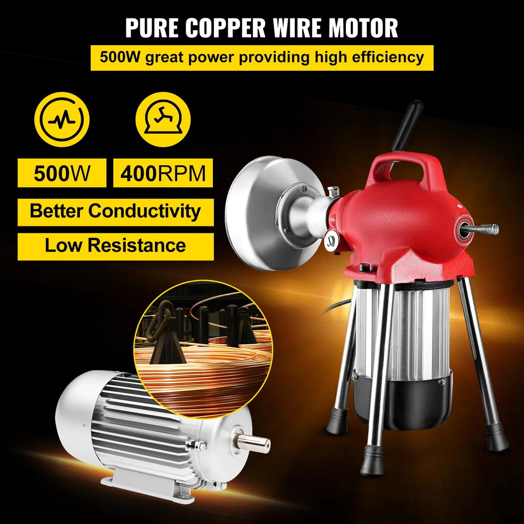 500W Electric Drain Cleaning Machine S36655