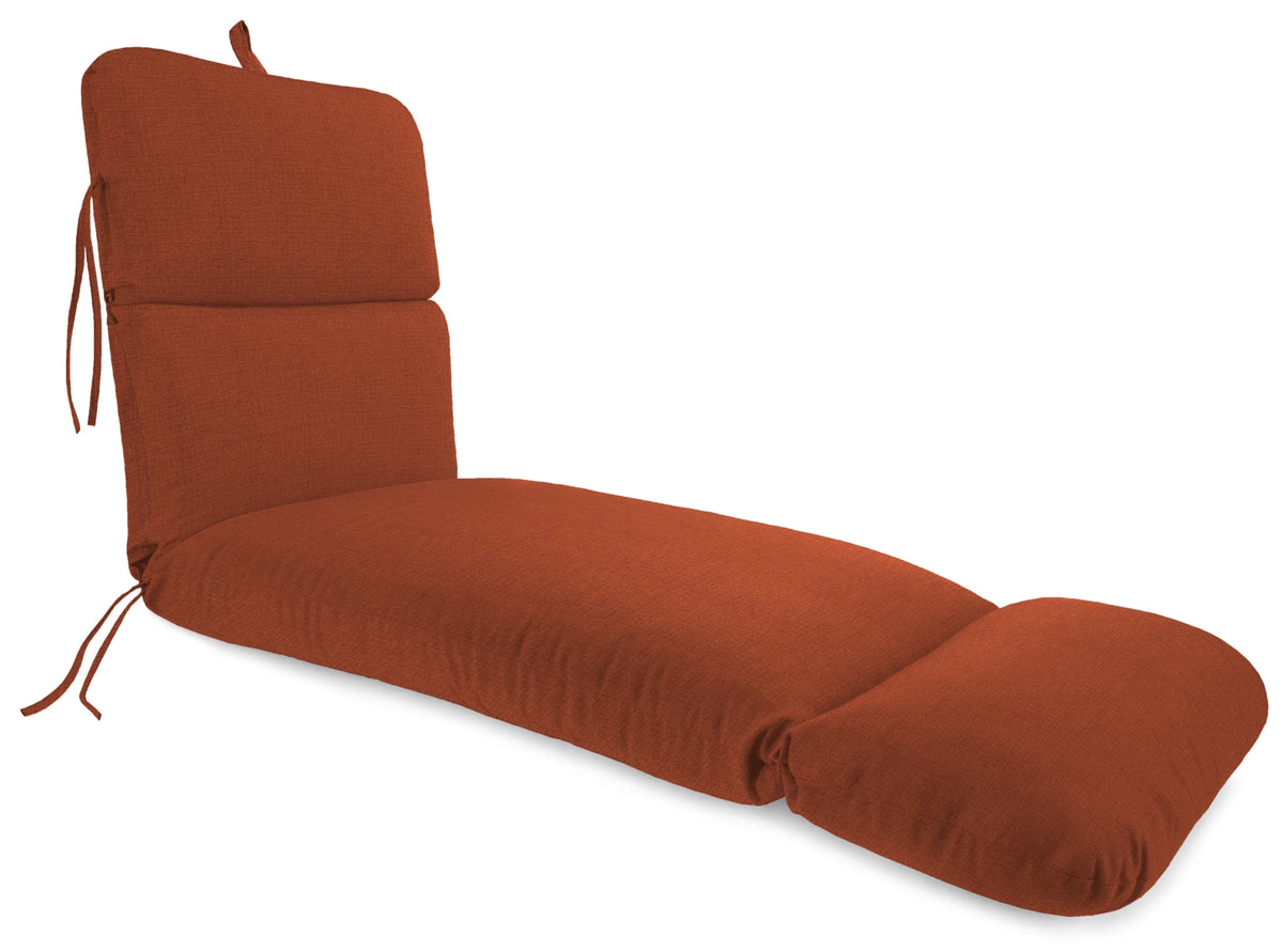 Antique Beige Rectangular Outdoor Chaise Lounge Cushion J393