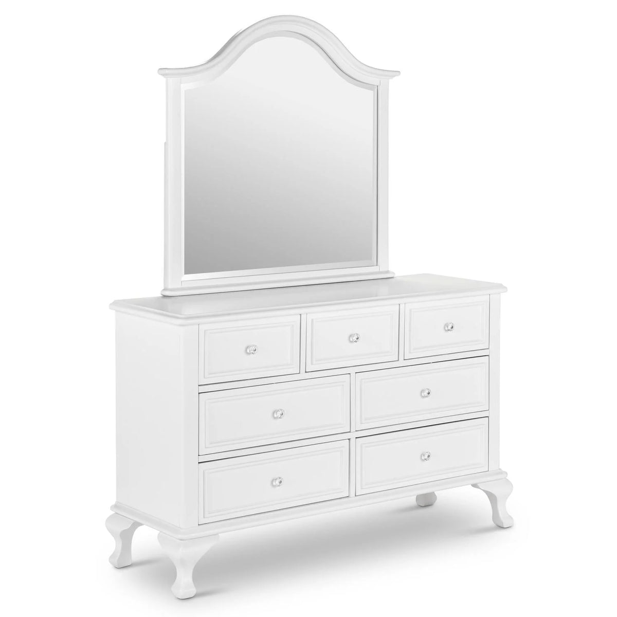 White 4 Piece Full Bedroom Set H526