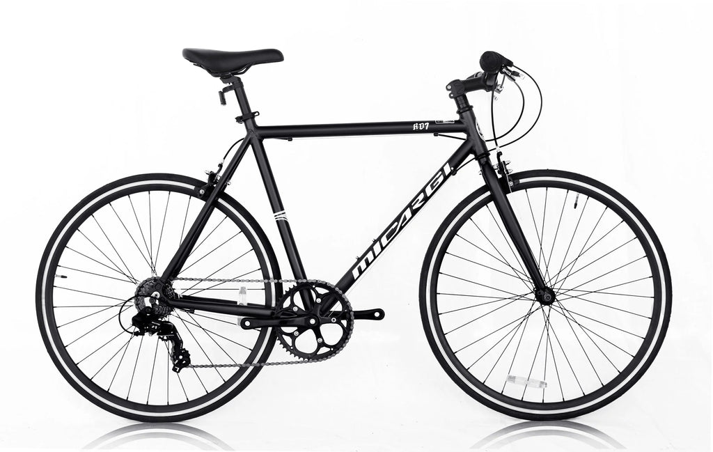 White 53 cm Aluminum 700C Road Bike F70436