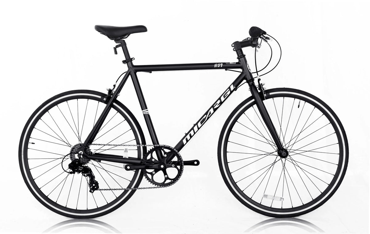 White 53 cm Aluminum 700C Road Bike F70436
