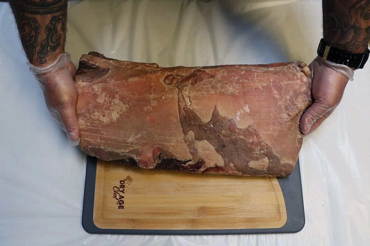 Stainless Steel Chef Butcher Knife & Cutting Board Combo Y24102