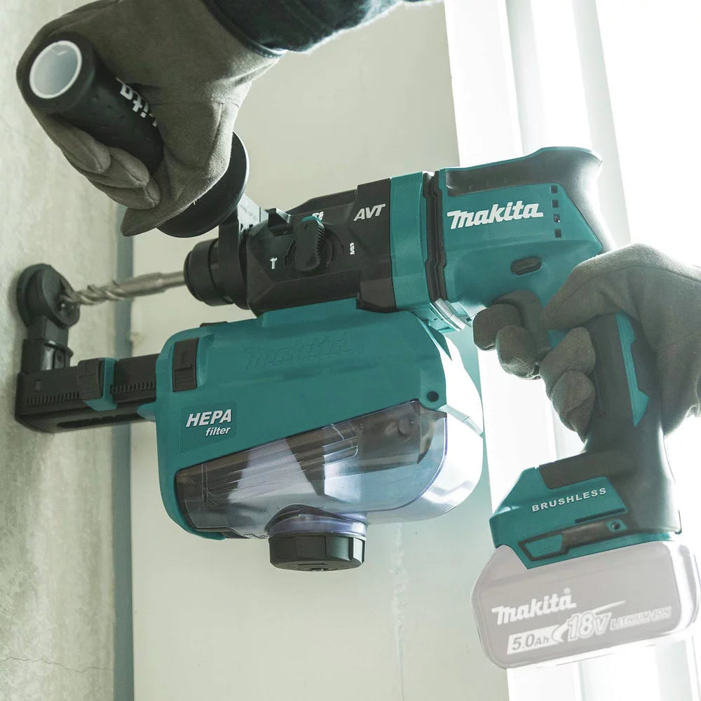 18V Brushless SDS-PLUS Rotary Hammer with HEPA Dust Extractor M556