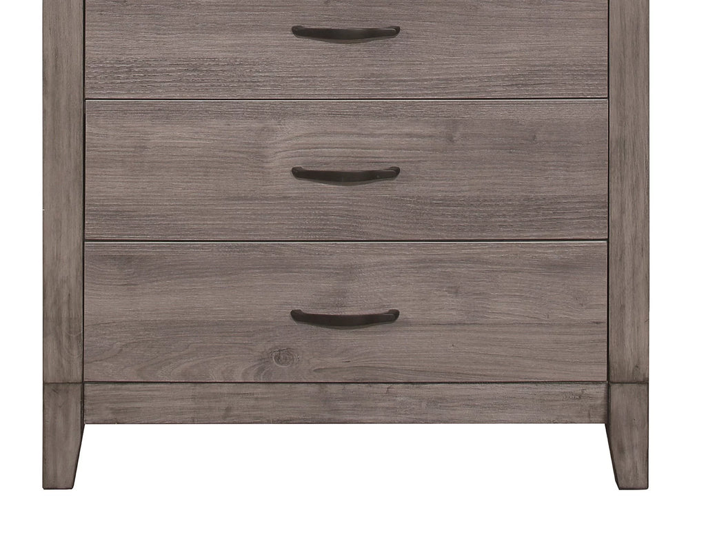 Brownish Gray 5 Drawer Melamine Chest M833