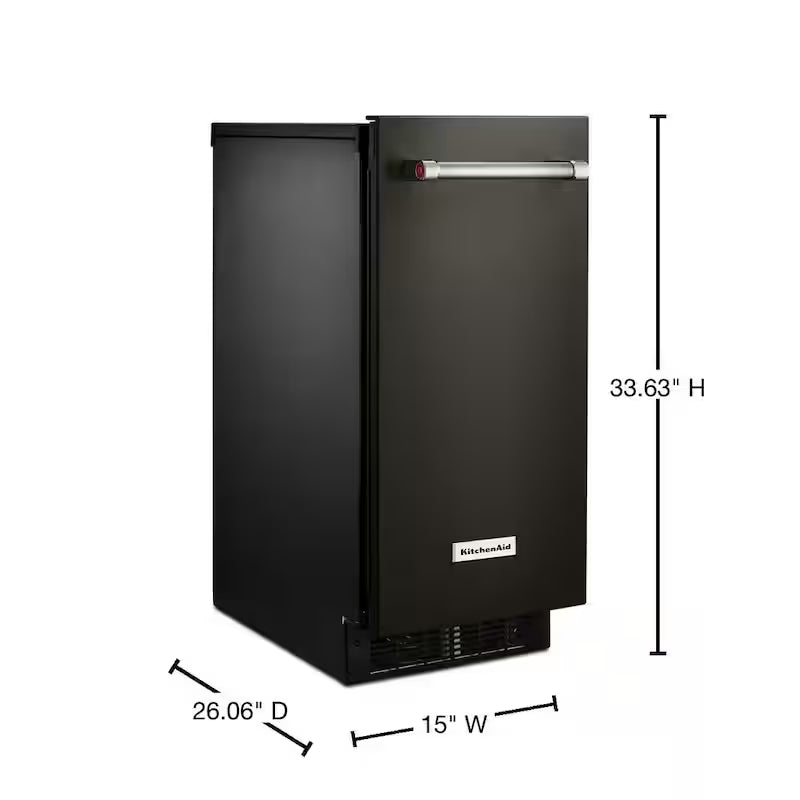 Built-In Ice Maker in PrintShield Black Stainless A31286