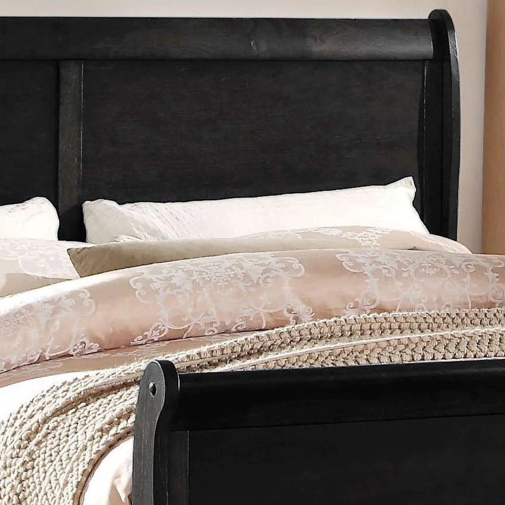 Black Eastern King Bed K4424