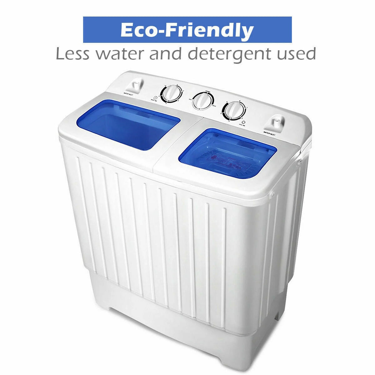Compact Portable Twin Tub Washing Machine U41038