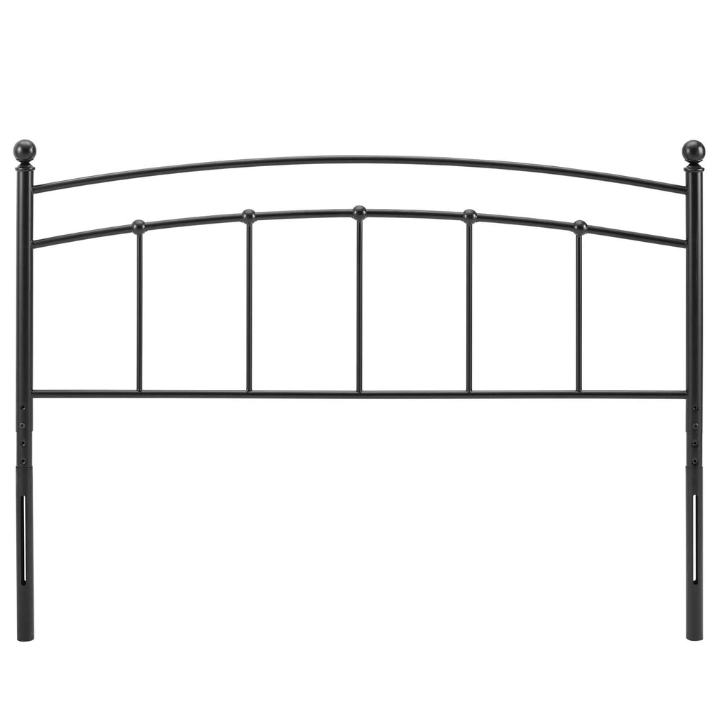 Queen Metal Headboard in Black H286