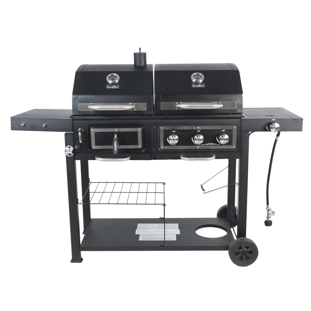 Dual Fuel Gas & Charcoal Combo Grill F487