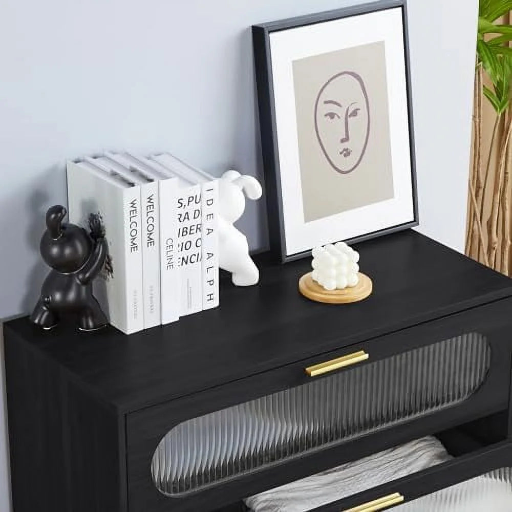 3 Drawer Wood Dresser O803877