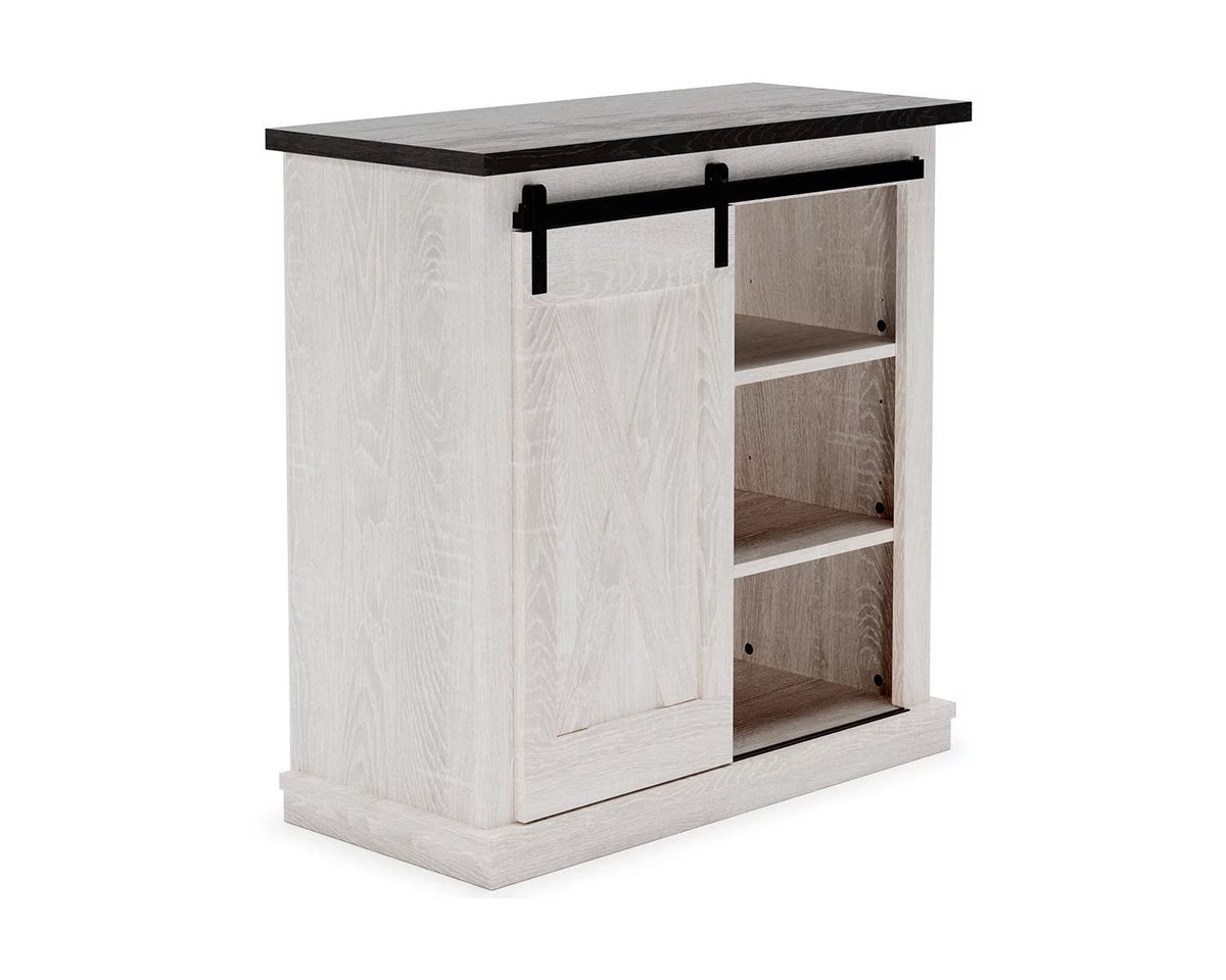 Antique White Accent Cabinet F230517