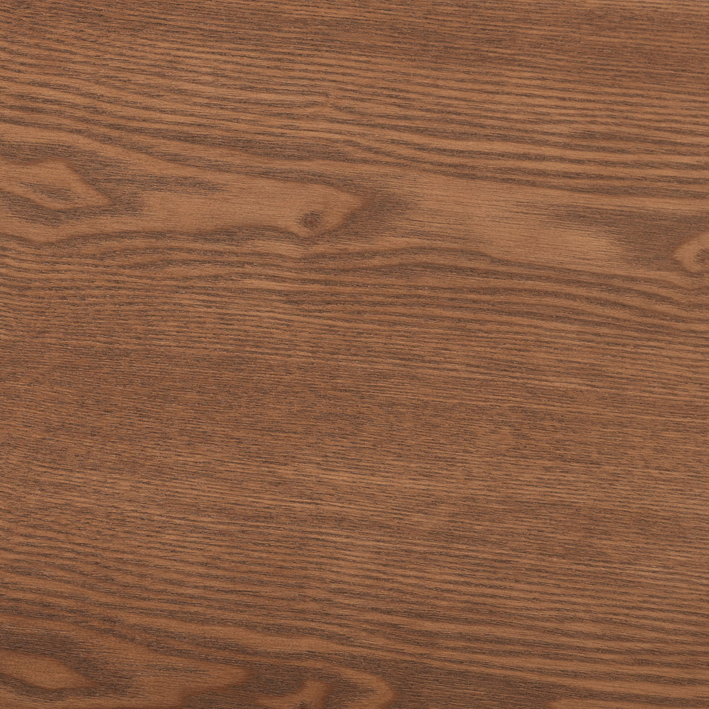 Queen Size Ash Walnut Finished Wood Platform Bed E978506