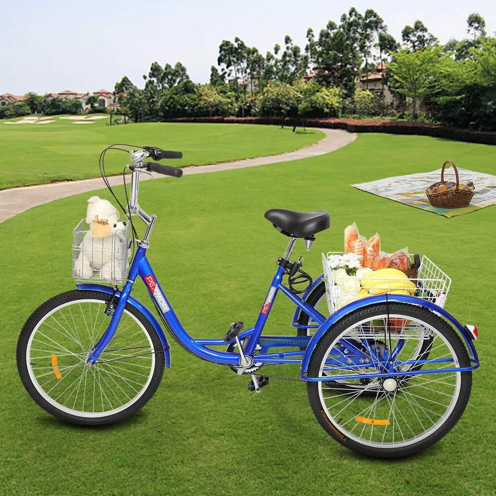Blue 26-Inch Wheel Adult Tricycle S176911