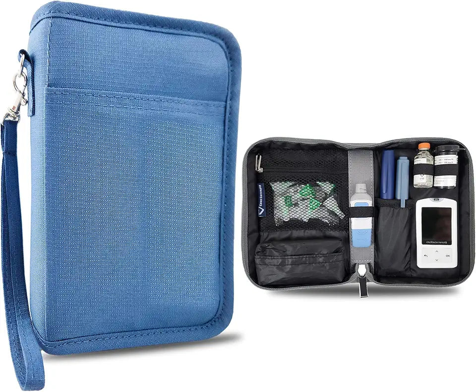 Portable Diabetes Supplies Case Organizer N89264