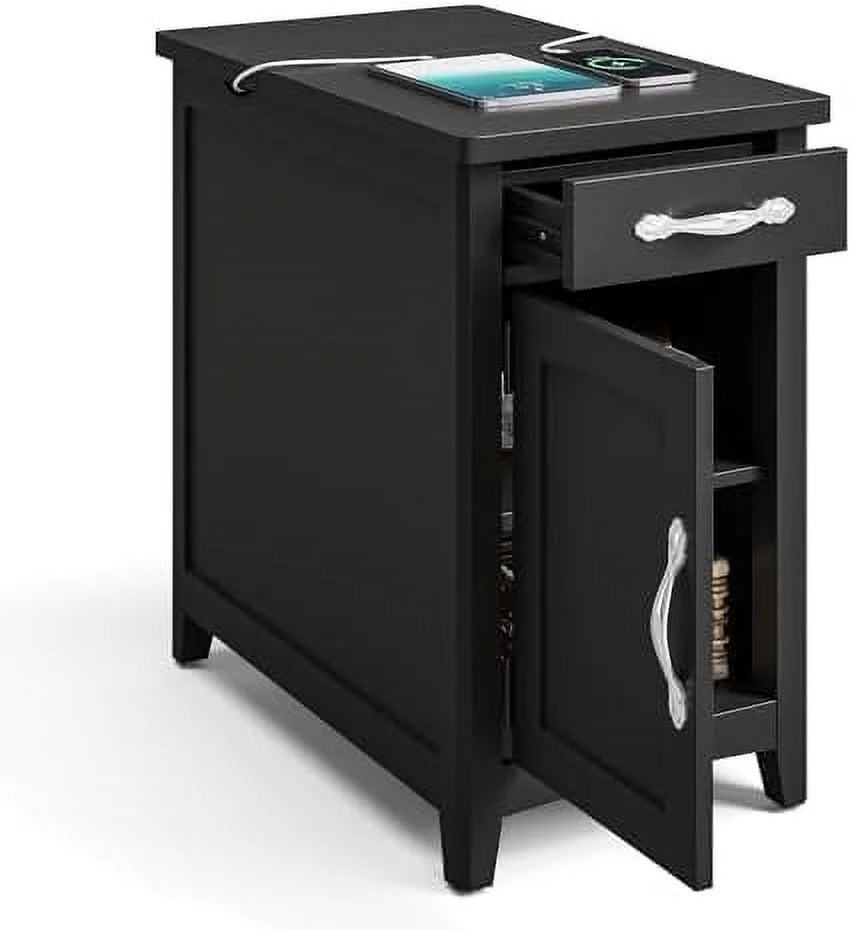 End Table with Charging Station and Drawer L92636