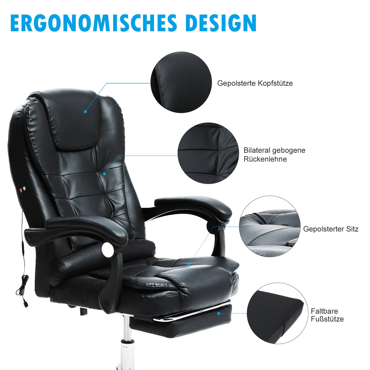 Executive Office Chair with Recline & Massage G956216