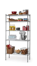 Chrome Wire 5-Tier 1750lb Capacity L4574