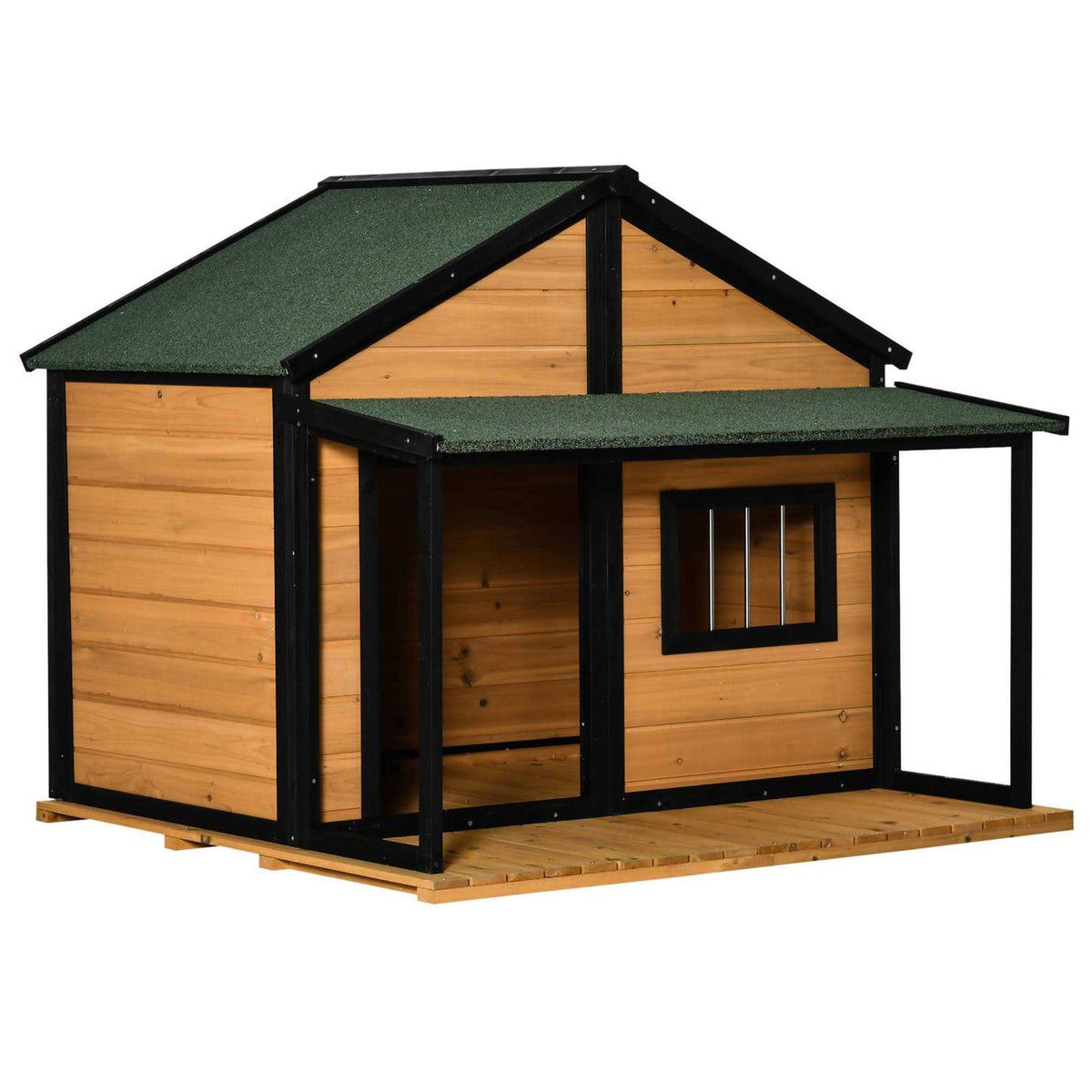 Wooden Raised Dog House C432