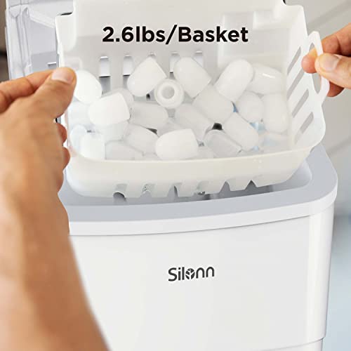 Countertop Ice Maker with Ice Scoop and Basket O856461