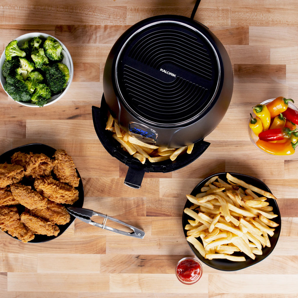 3.2 Quart Touch Screen Air Fryer Black with 8 Presets C138669