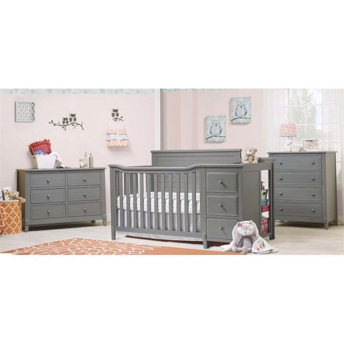 Weathered Gray Crib A650908