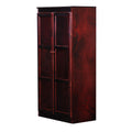 Multi-use Storage Cabinet 4 Shelves Cherry Finish Z448
