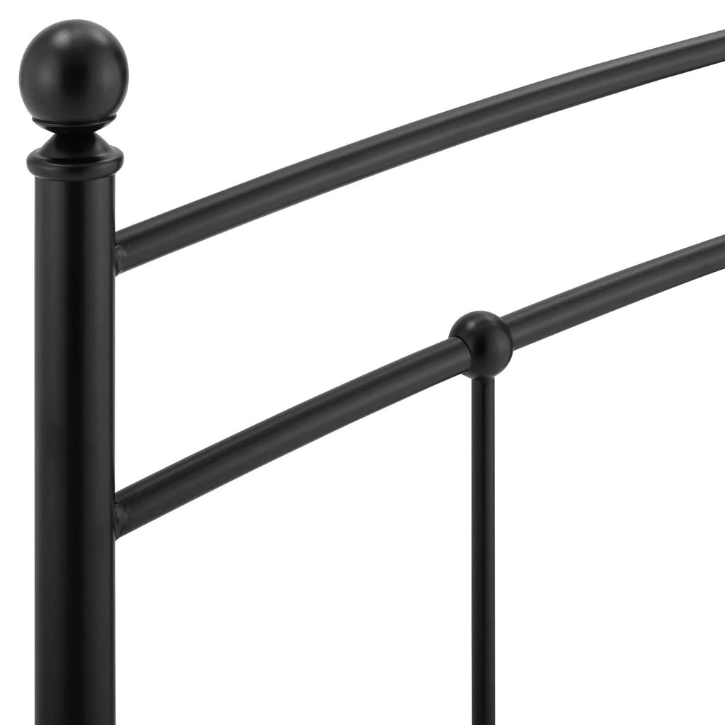 Queen Metal Headboard in Black H286