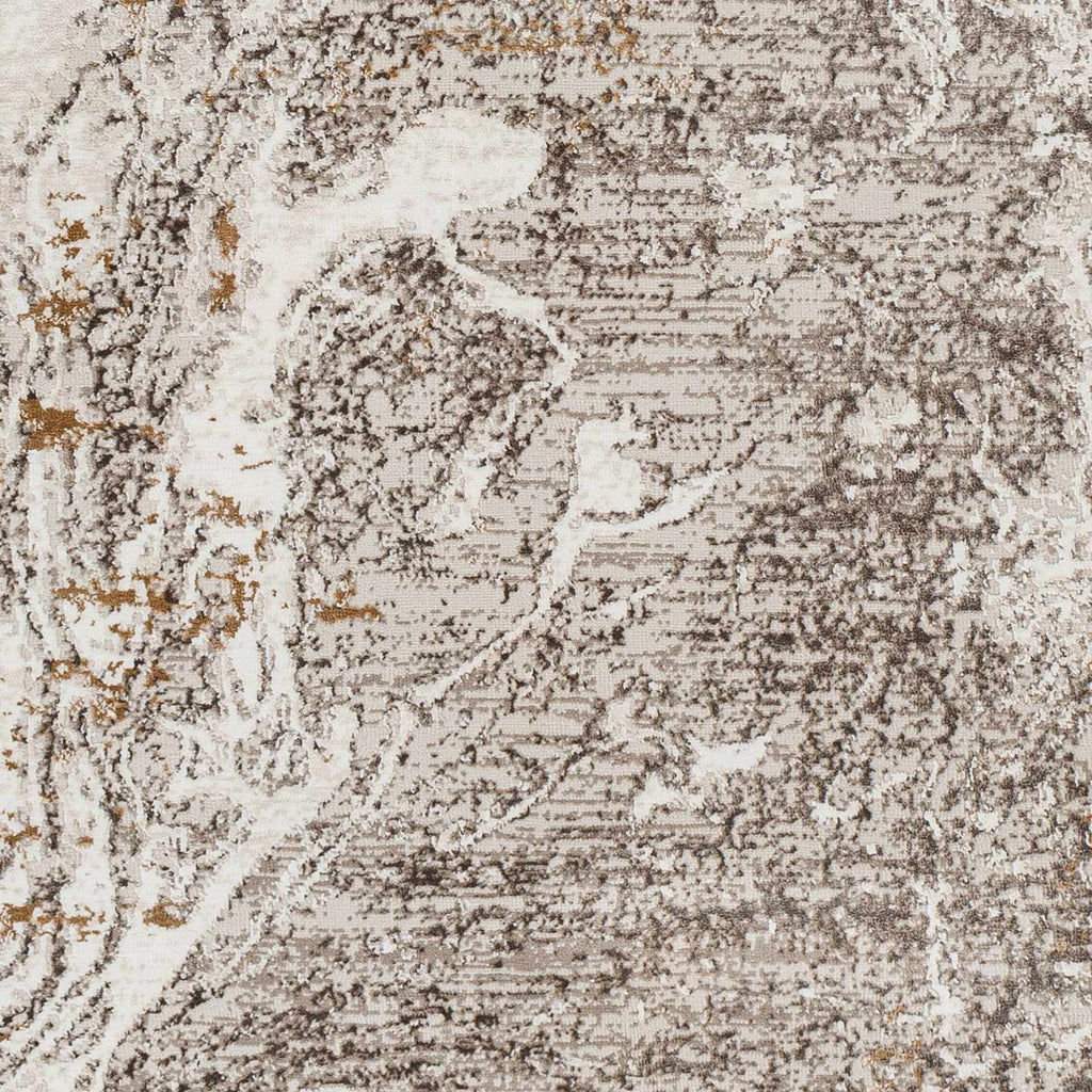 Gray Brown 9'2" x 12' Area Rug O1196