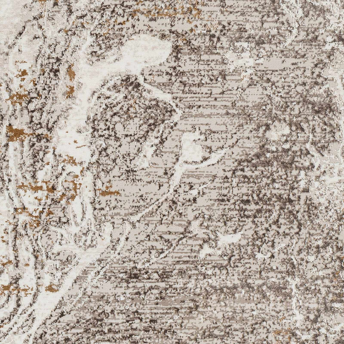 Gray Brown 9'2" x 12' Area Rug O1196