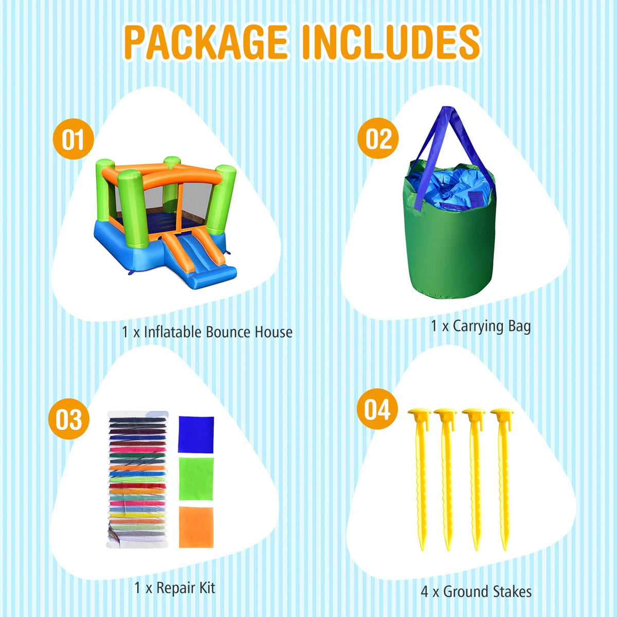 Inflatable Bounce House Kids Playhouse D887