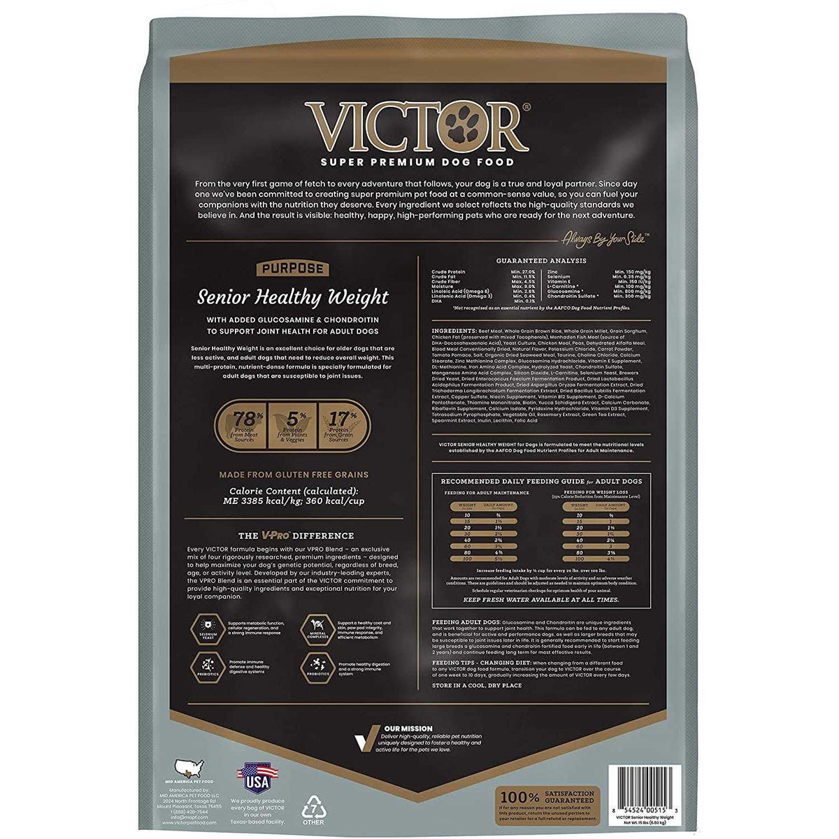 Healthy Weight Dry Dog Food E978