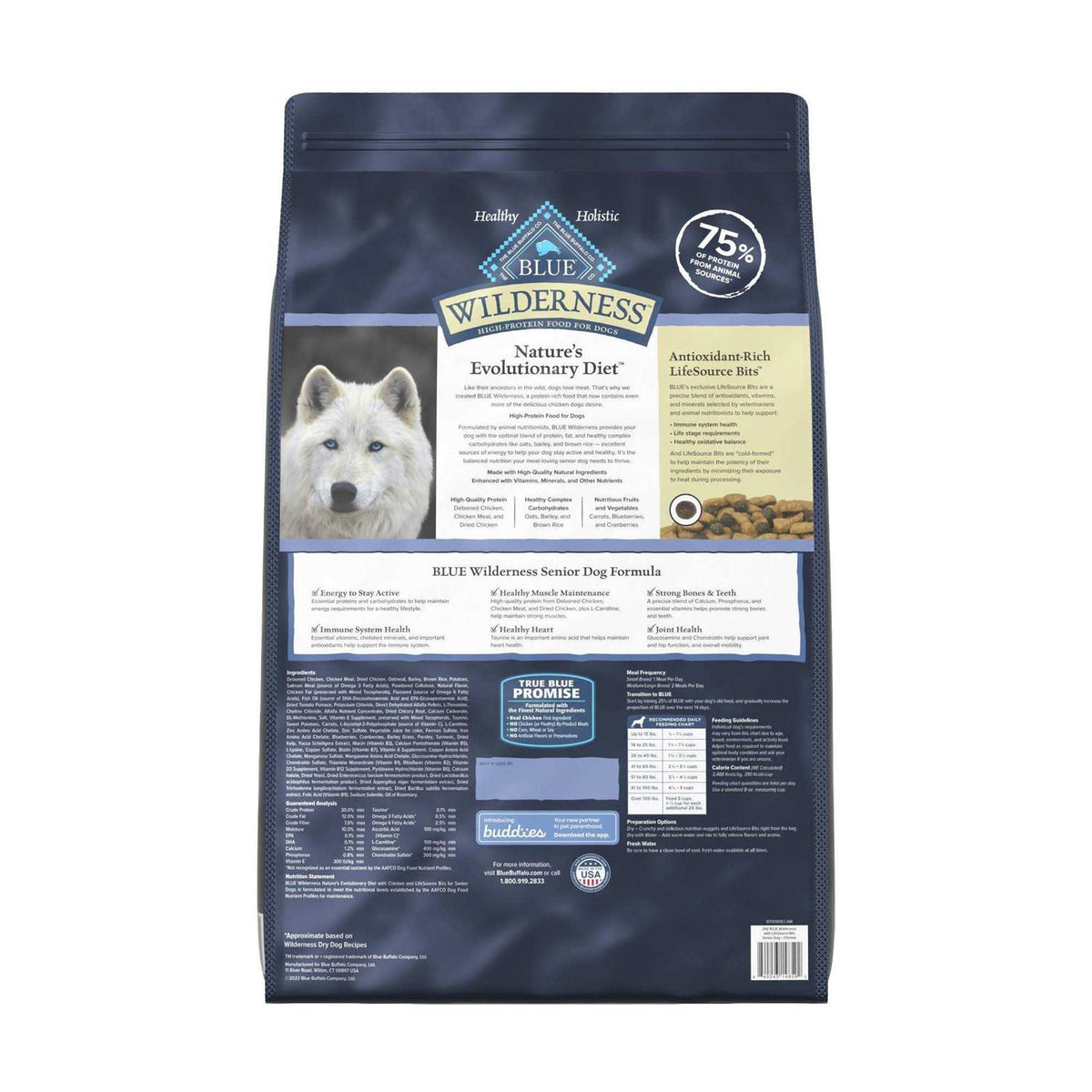 Chicken Senior Dry Dog Food Y855