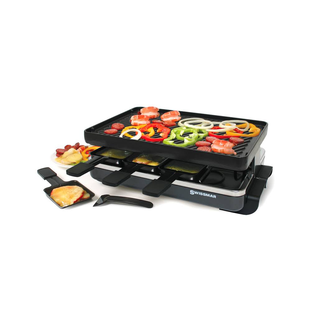 8-Person Raclette with Reversible Cast Iron Grill Plate Y1554