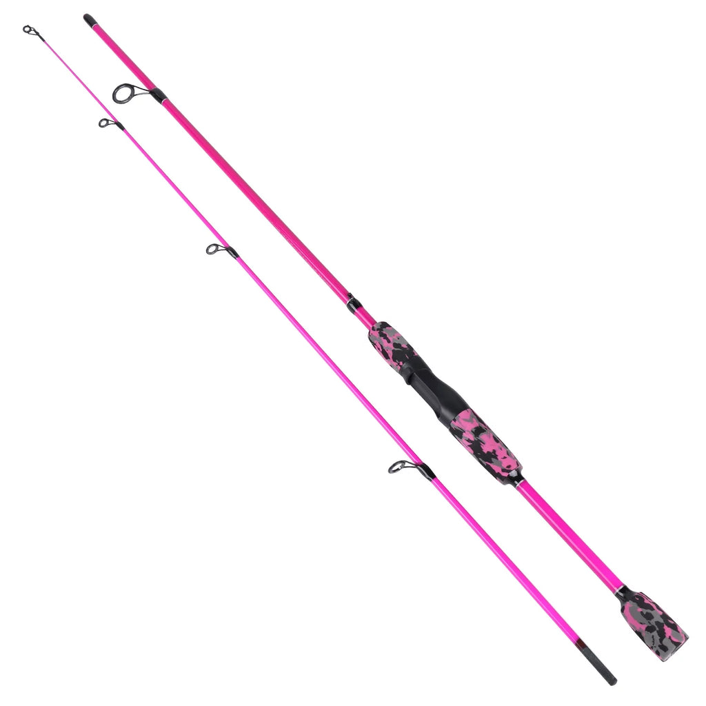 6ft Carbon Fiber 2 Pieces Fishing Pole E2573