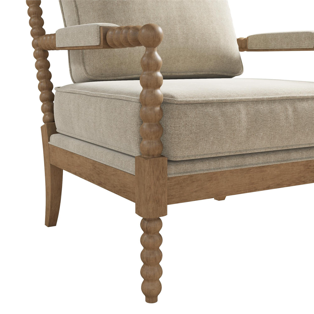 Ivory Upholstered Accent Chair E210