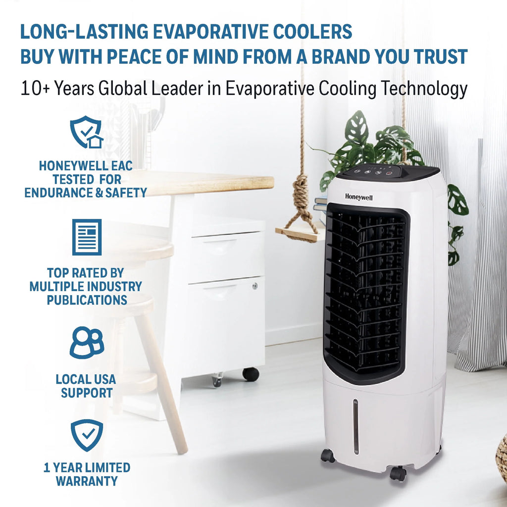 White 120V Portable Evaporative Cooler T280