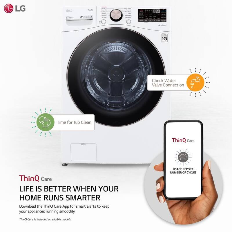 4.5 Cu. Ft. Stackable Front Load Washer with Steam S992